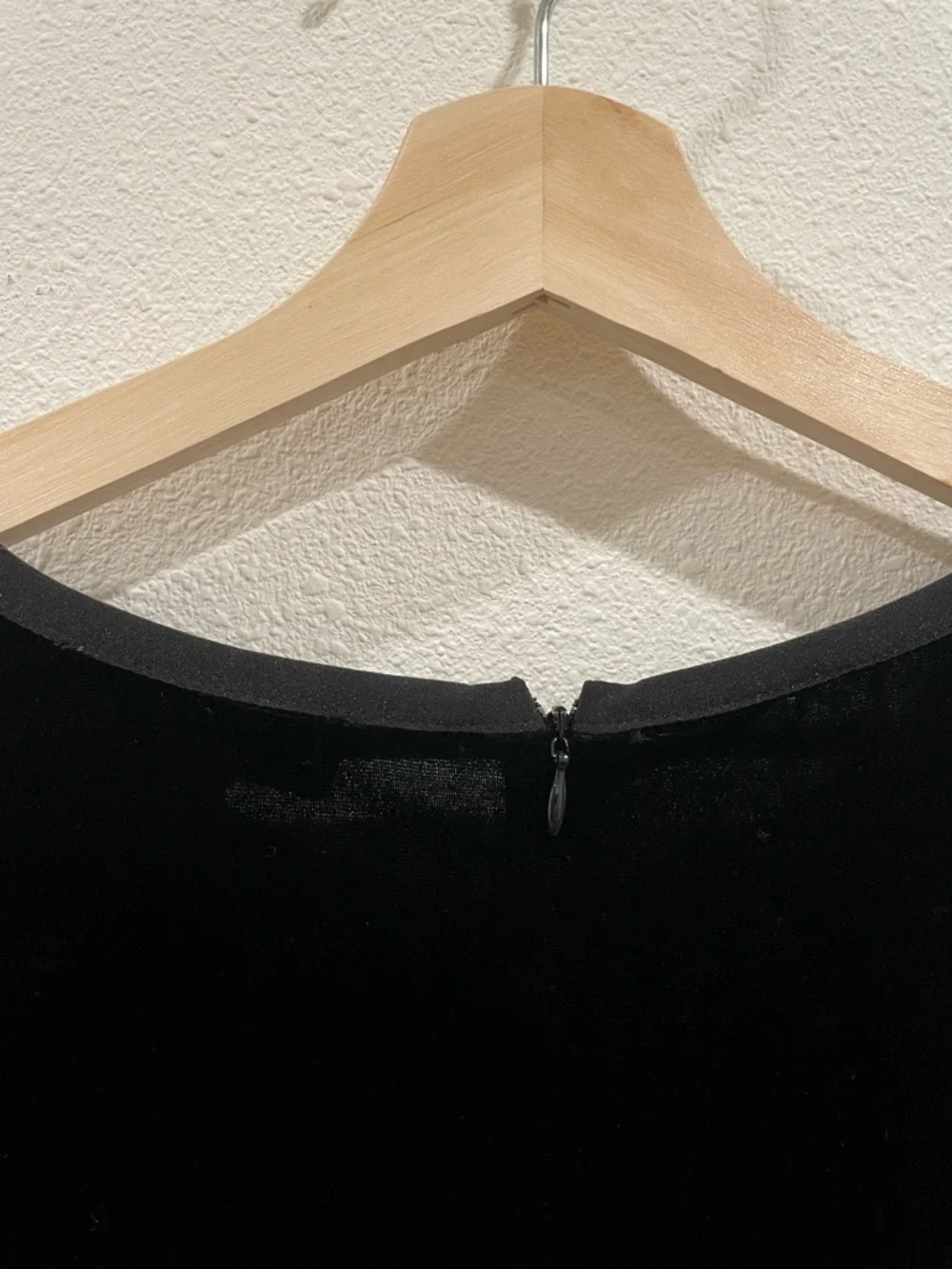 Modcloth Black Velvet Bow Mini Party Dress Size 6 - Picture 11 of 11
